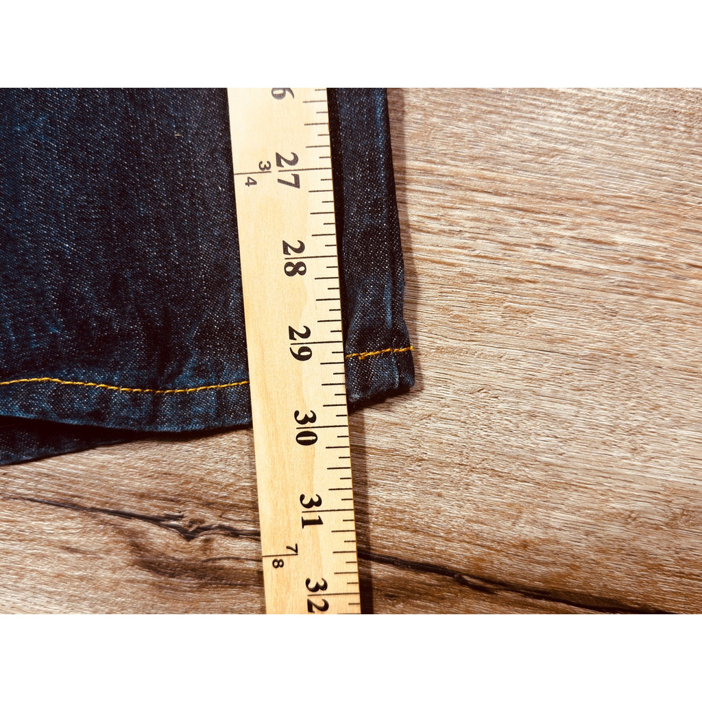 Karl Kani Gold Dark Wash Baggy Loose Fit Denim Jeans Men’s Size 42x32 Y2K Hip Hop Streetwear