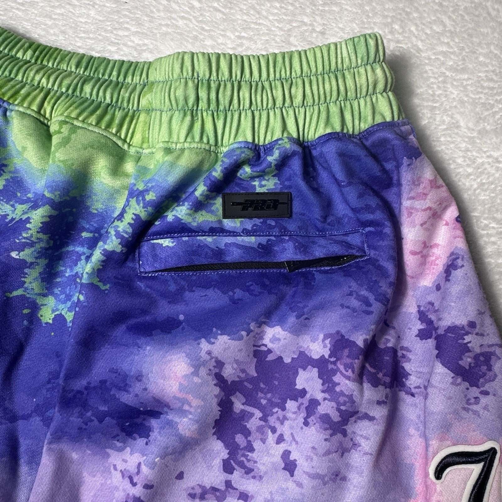 Pro Standard New York Yankees Pink Purple Dip Dye Shorts Men’s S MLB Baseball