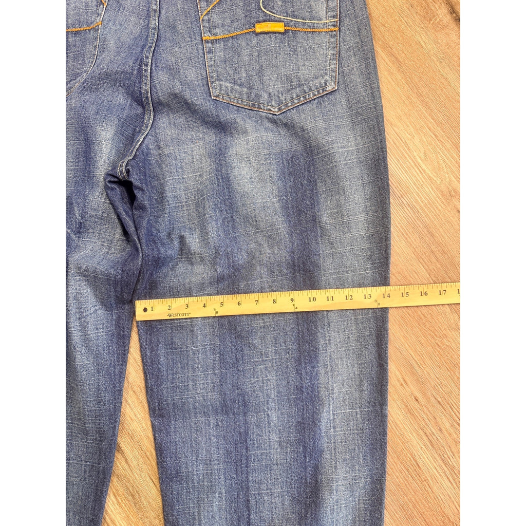 Y2K Bare Fox Urbanfolks Baggy Wide Leg Skater Jeans Men’s 42 x 32 JNCO Style