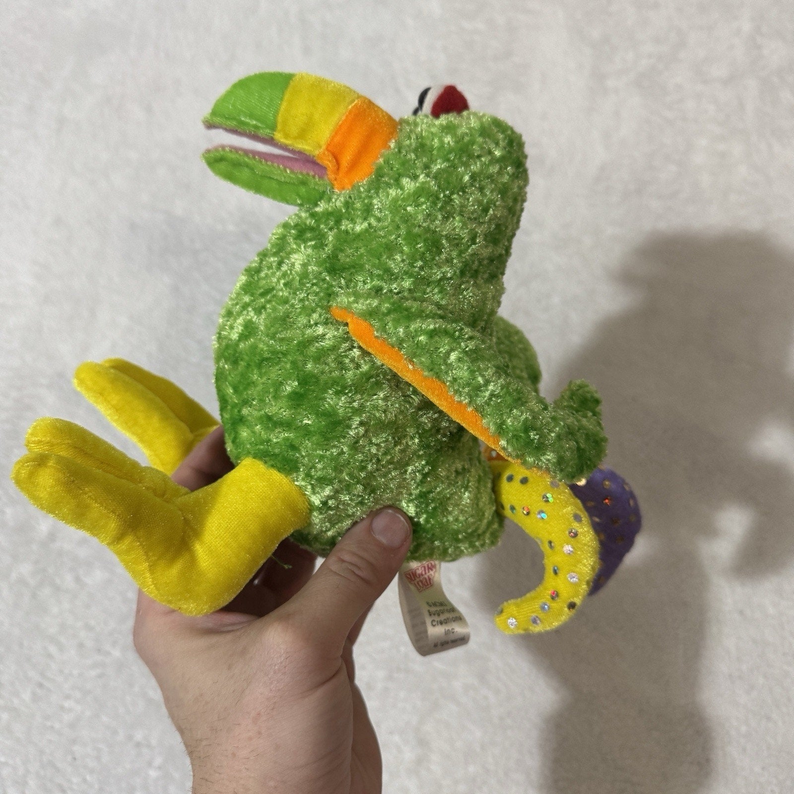 Vtg Sugar Loaf Tropical Toucan Parrot Plush Bird Stuffed Animal Carnival Prize 8