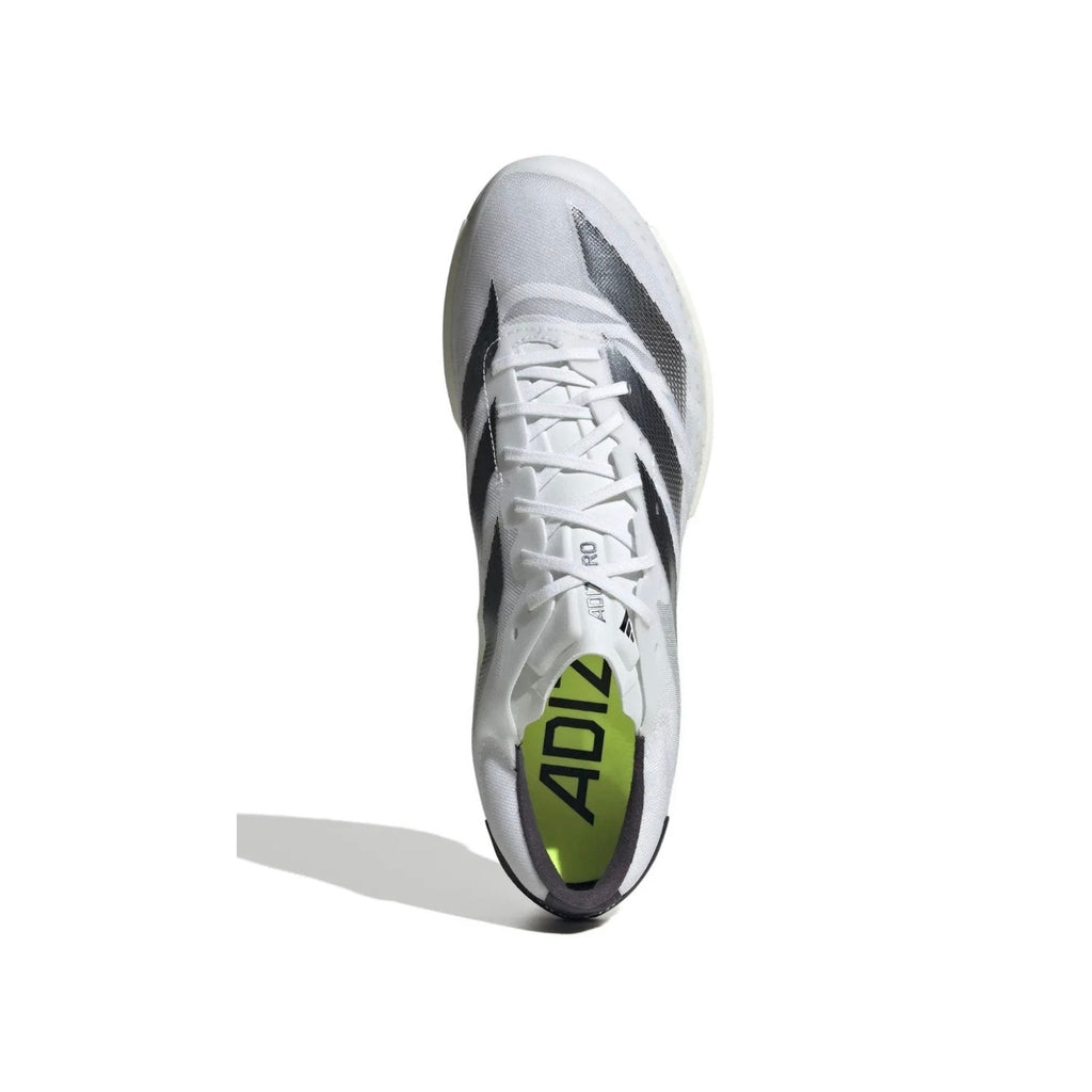 Adidas Adizero Ambition Track Spikes Sz 12 Men / 13W White Volt Sprint Running