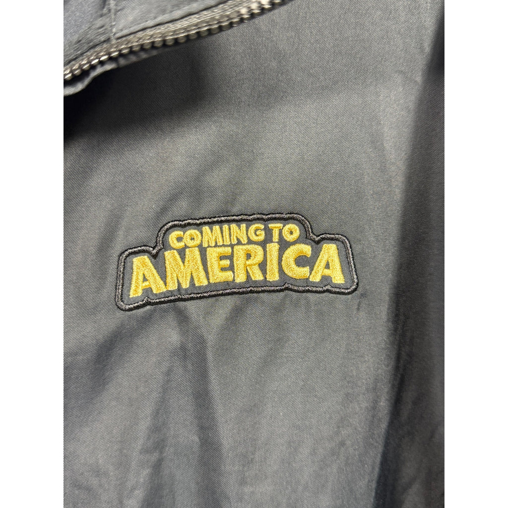 Nike Giannis Coming To America Windbreaker Jacket Mens Large Black Gold CQ8308-010 Rare Promo