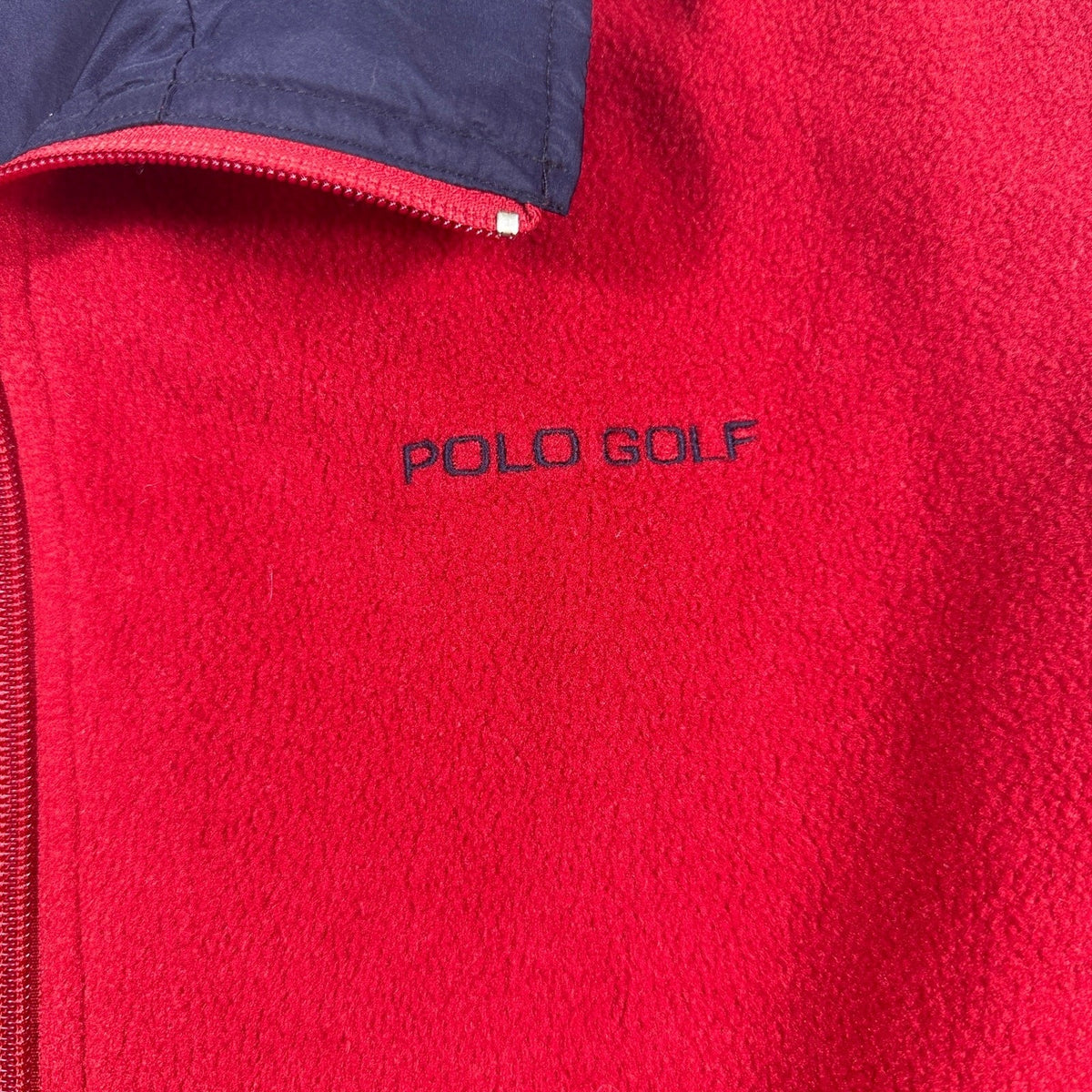Vtg Polo Sport Golf Ralph Lauren Reversible Vest Men’s XL Navy Red Fleece 90s