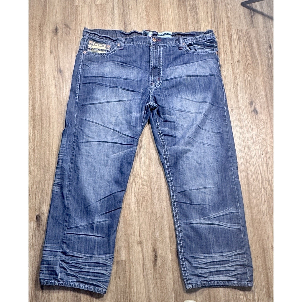 Y2K CStar by Ciano Farmer 905 Boot Cut Studded Embroidered Jeans Tag 50B 48x32