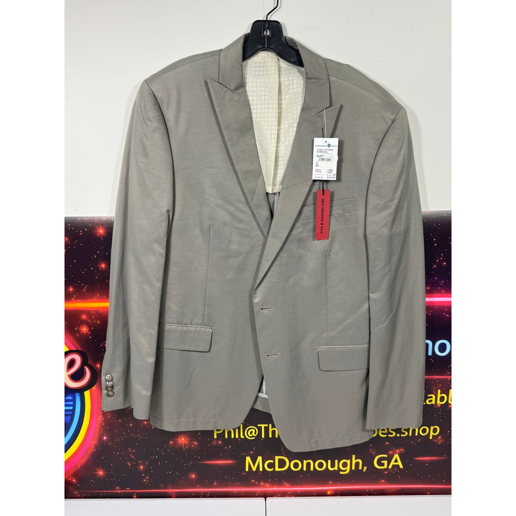 John Varvatos USA Charcoal Gray Blazer Sport Coat 44R NWT Modern Tailored