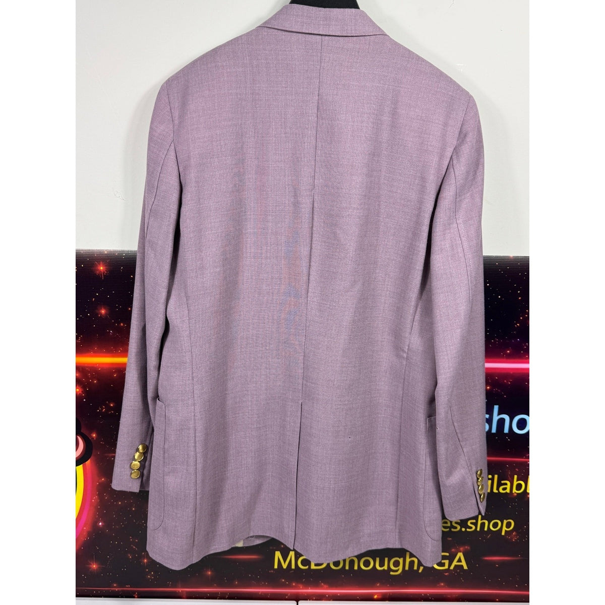 Vintage Alexander Julian Colours Lavender Blazer Sport Coat Mens USA Derby Prom