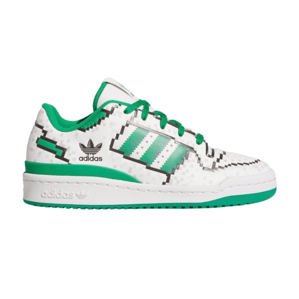 Adidas Forum Low 8-Bit Pixel Green White Sneakers FVU 001001 Men’s 6.5 W 7.5