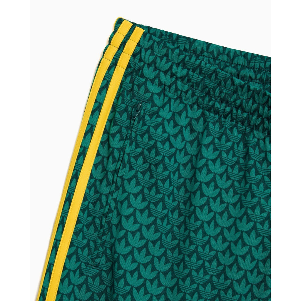 adidas Originals Firebird Loose Monogram Track Pants Men XL Green Yellow KD0396