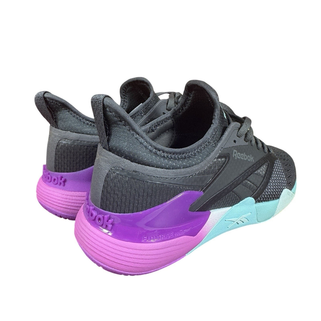 Reebok Nano Court Pickleball Tennis Shoes Grey Purple Aqua 100212266 M10 W11.5