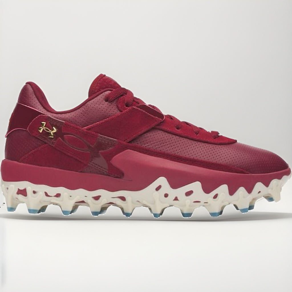 Under Armour Harper 10 Pro TPU Baseball Cleats 6010136-625 Men's Sz 13 Burgundy