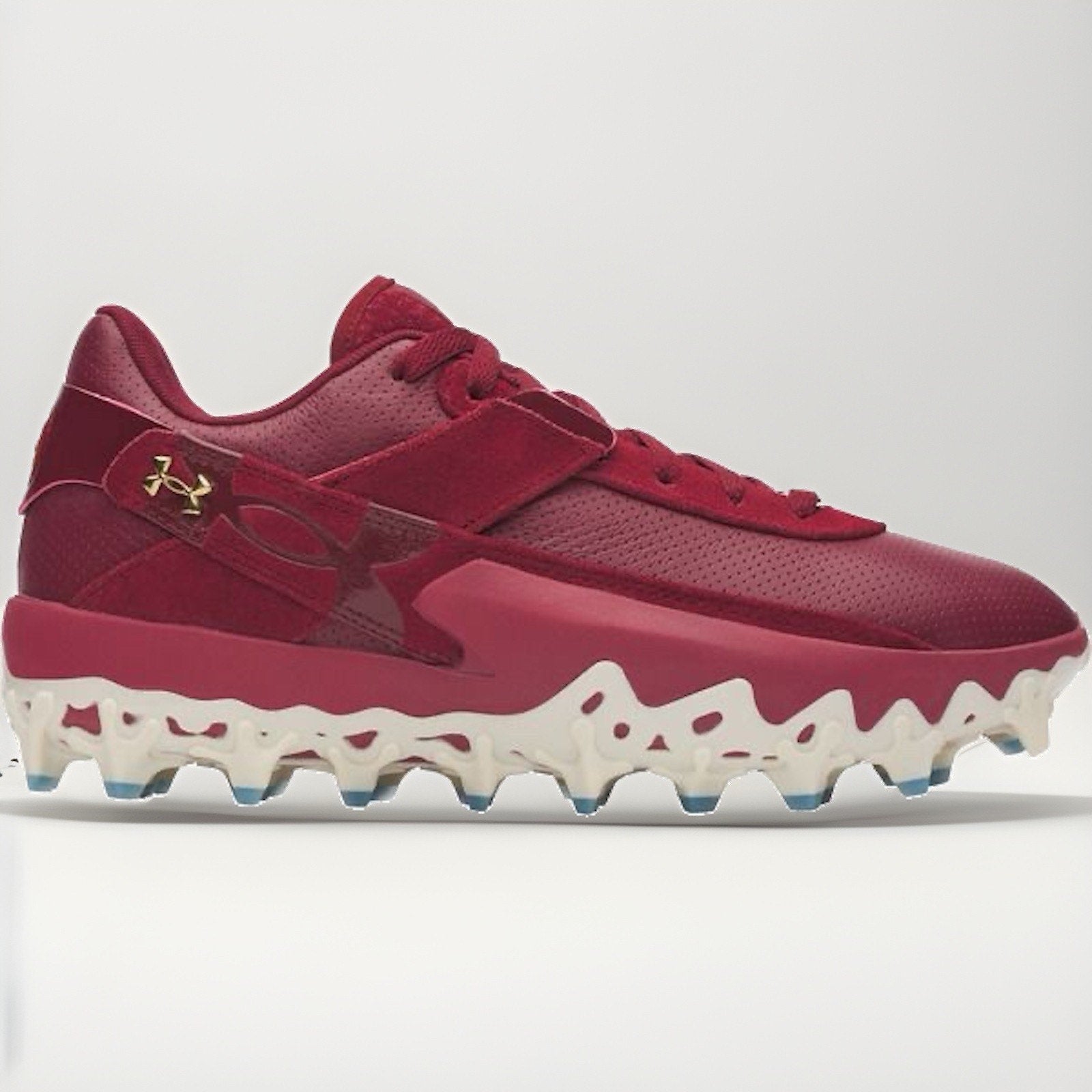 Under Armour Harper 10 Pro TPU Baseball Cleats 6010136-625 Men's Sz 13 Burgundy