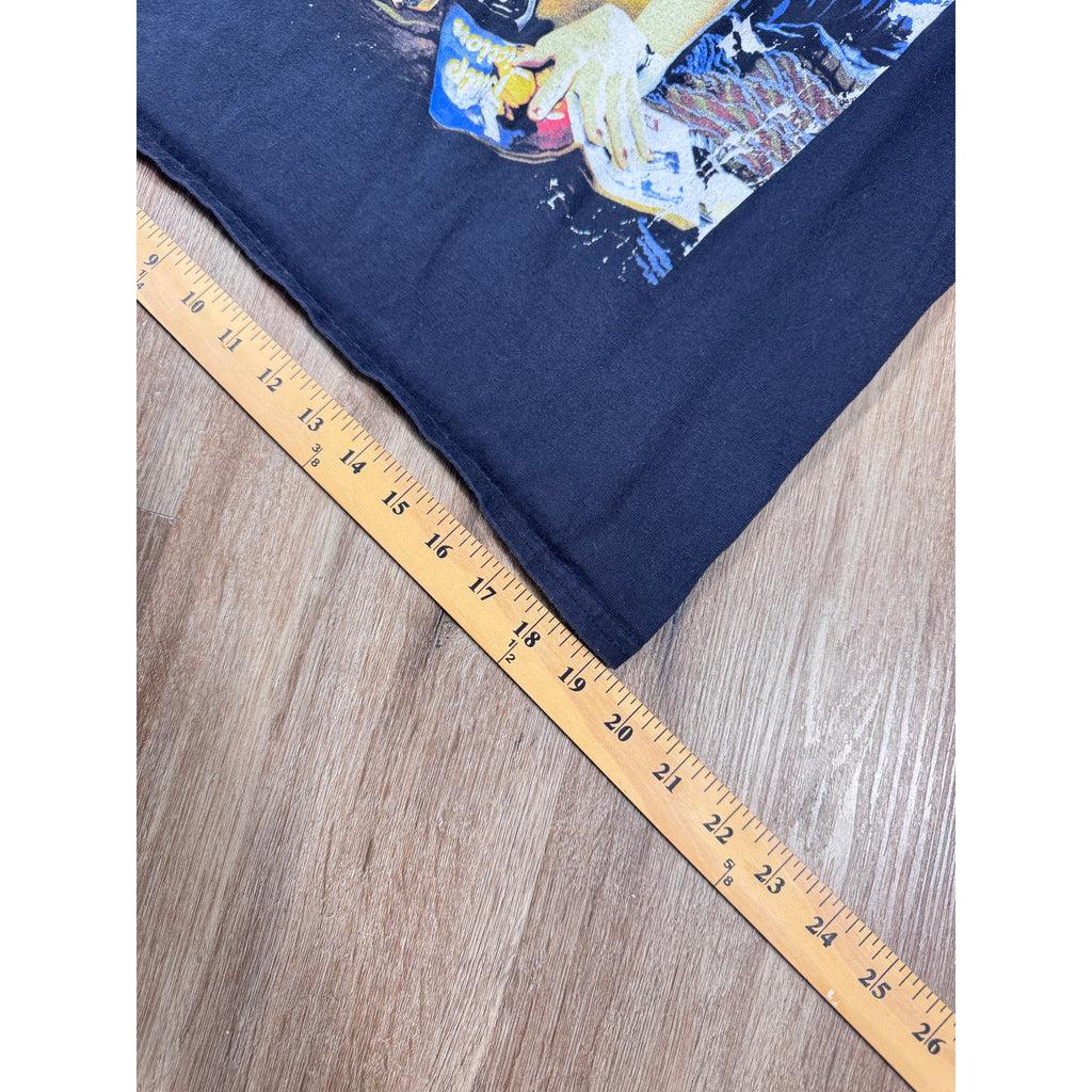 2018 Pulp Fiction Movie Graphic T Shirt Black Uma Thurman Film Tee Men’s Medium