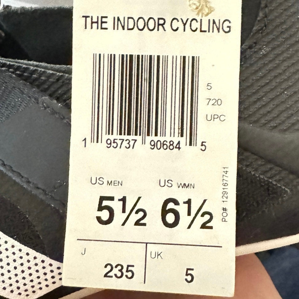 Adidas The Indoor Cycling Shoes Mens 5.5 Women’s 6.5 Black/White GX6544 $150