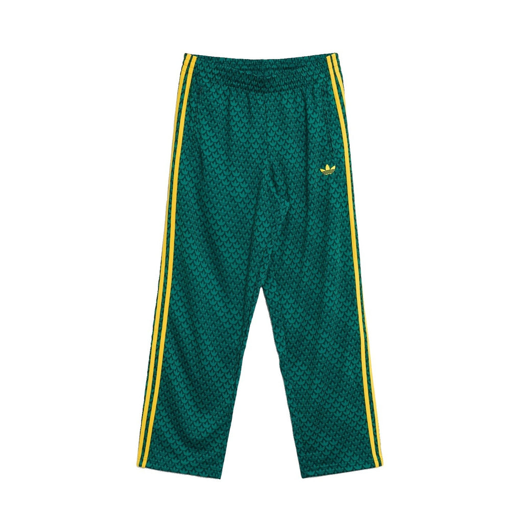 adidas Originals Firebird Loose Monogram Track Pants Men XL Green Yellow KD0396