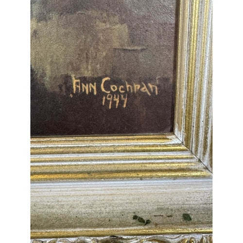Ann Cochran Summer Splendor 1944 Oil Painting Floral Still Life Framed TV Prop