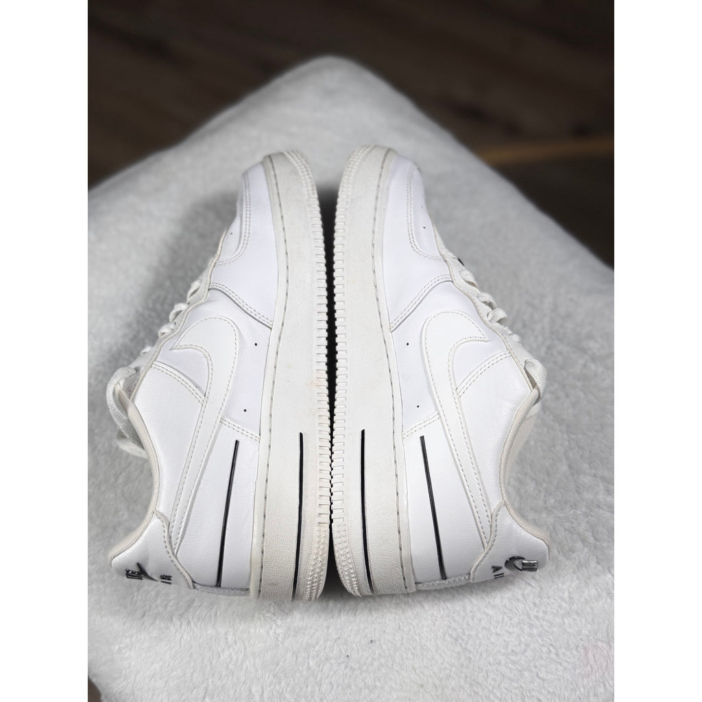 Nike Air Force 1 Low White Black Outline CJ4092-100 Youth Sz 7Y Men 7 Women 8.5