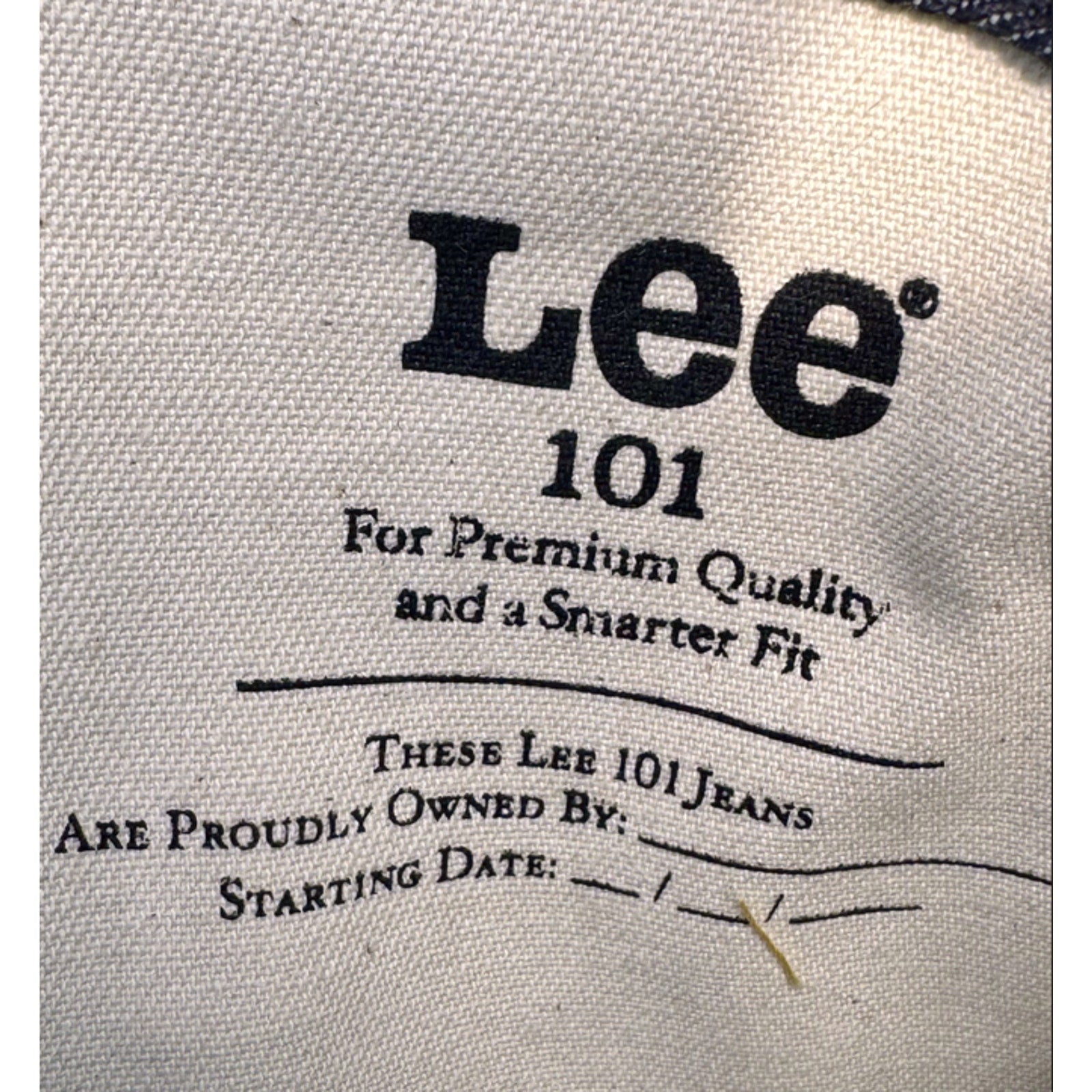 Lee 101Z Japanese Selvedge Denim Jeans Dry Indigo Made Italy 28x32 NWT