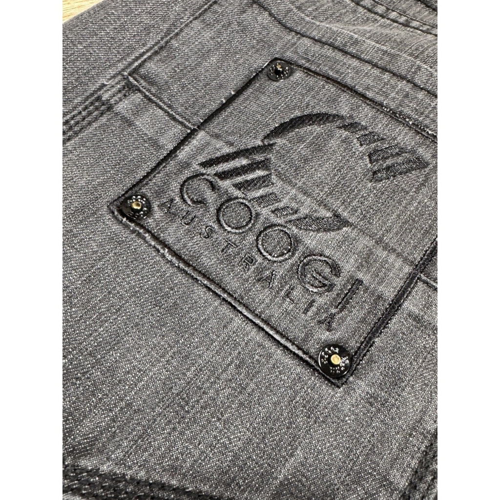 Y2K COOGI Australia Men’s Sz 42 x 35 Denim Jeans w/ Embroidered Logos Big Baggy