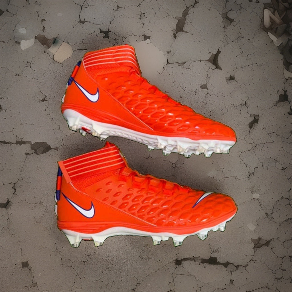 Nike Force Savage Pro 2 PE Clemson Orange Football Cleats CI9869-800 Size 18