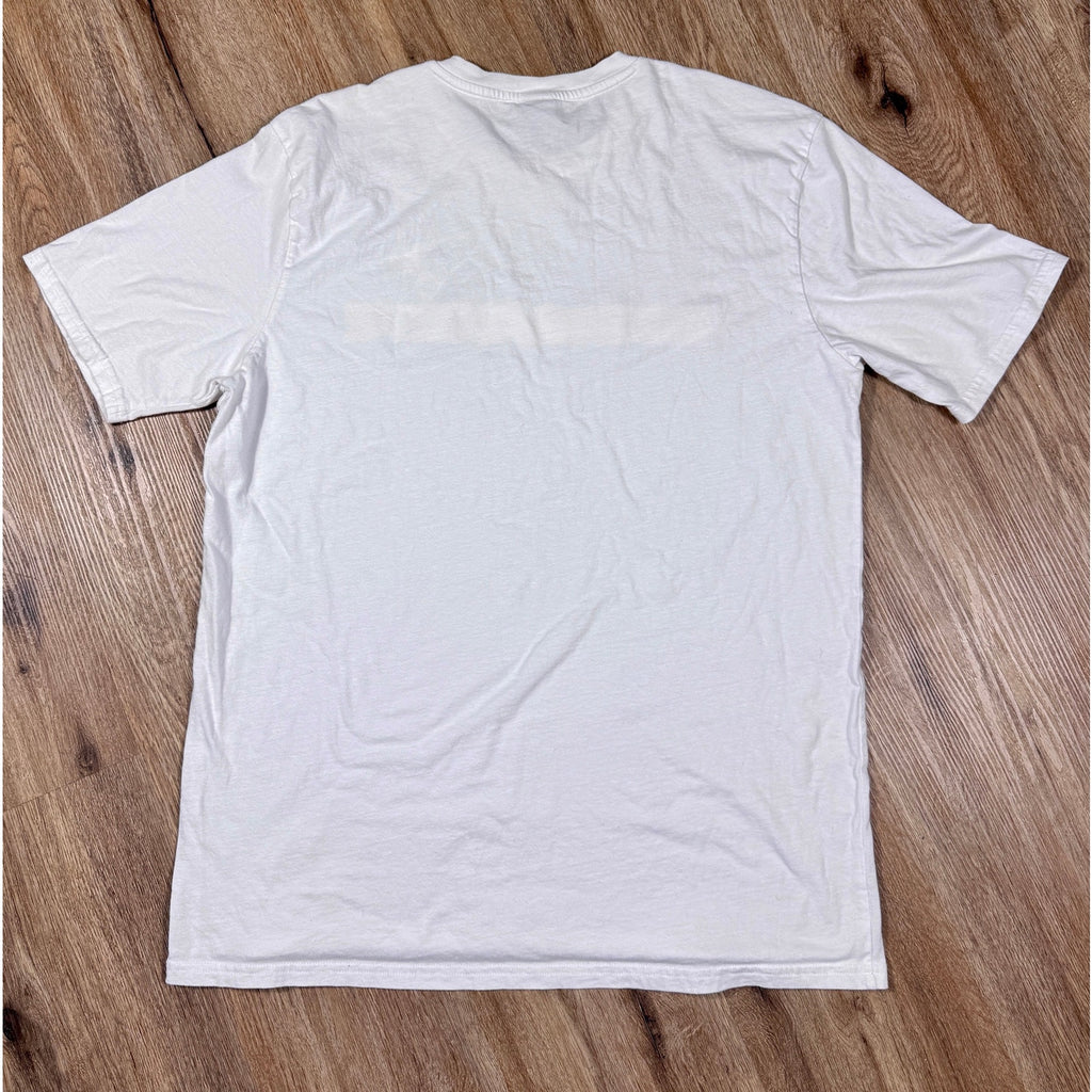 Oakley Rainbow Stripe Graphic T Shirt White Acorn Bike BMX Y2K Style Men’s L-XL