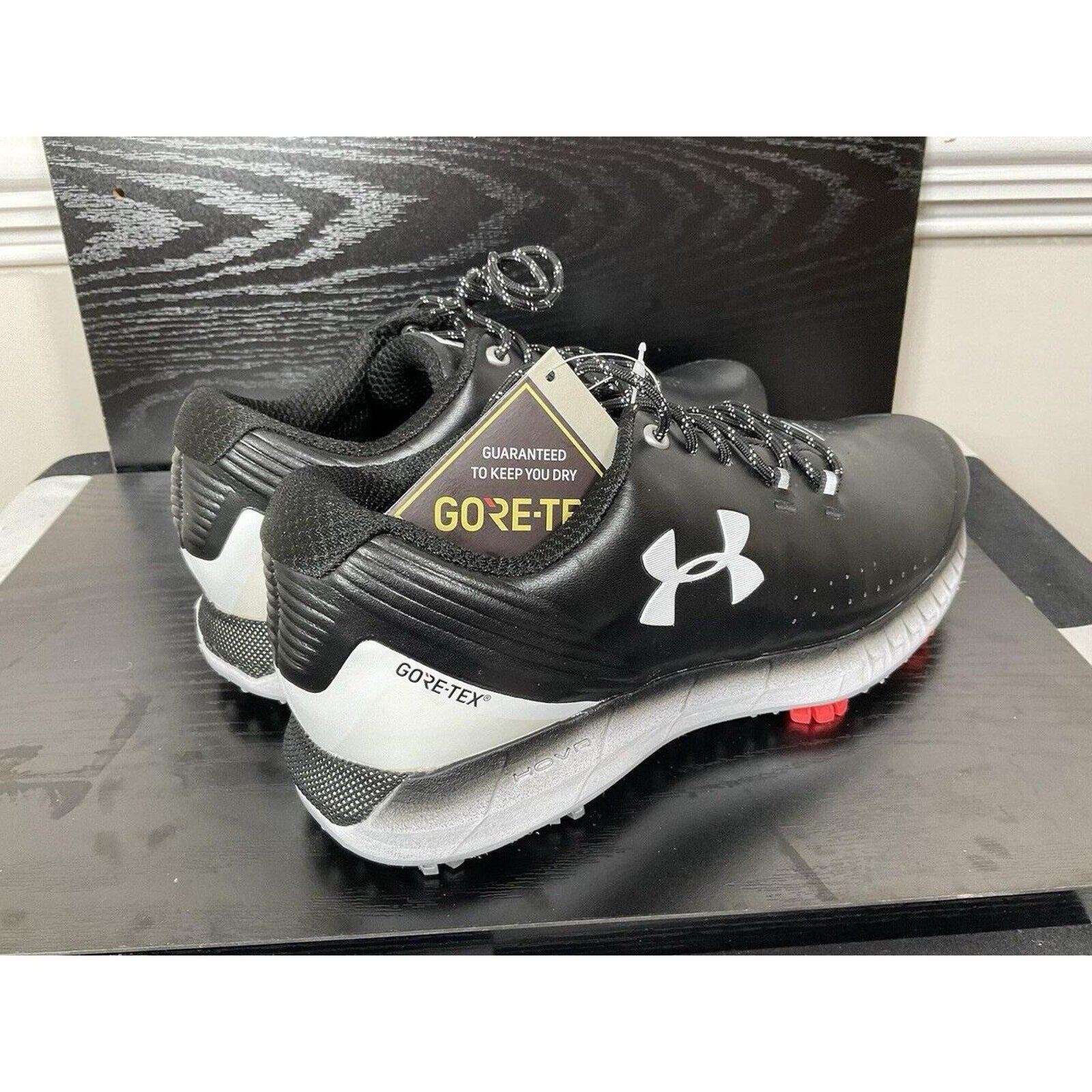 Under Armour HOVR Drive GTX E Golf Shoes Goretex 3023326-001 Mens Sz 6