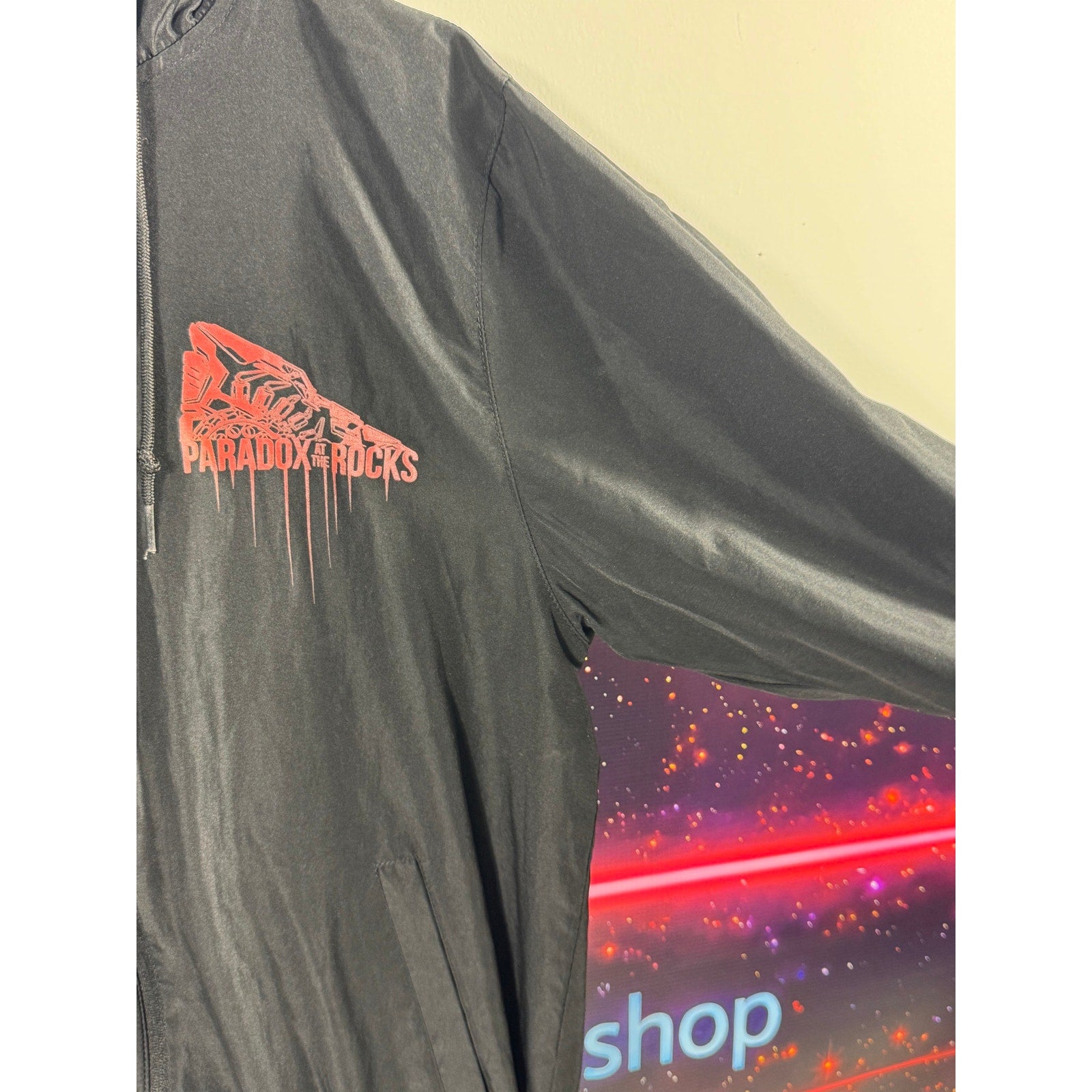 Rare Excision Paradox at the Rocks 2018 Red Rocks Tour Windbreaker Independent Trading M/L