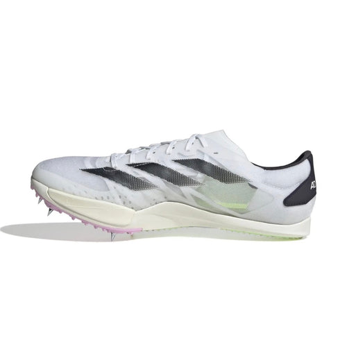 Adidas Adizero Ambition Track Spikes Sz 12 Men / 13W White Volt Sprint Running