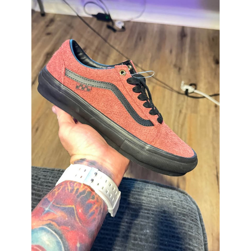 Vans Skate Old Skool Hairy Suede Burgundy White Men’s 6 Women’s 7.5 VN0A2Z32KGD New