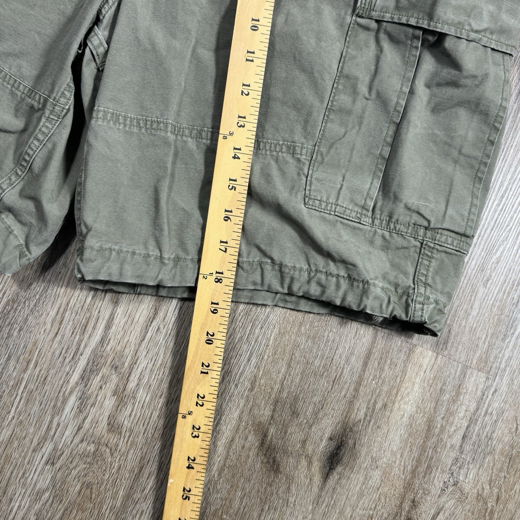 Polo Ralph Lauren Surplus Utility Cargo Shorts Mens 36 Green Cotton Combat Y2K
