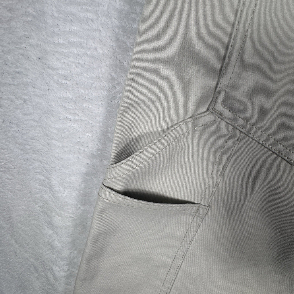 Factory Sample Carpenter Utility Pants Mens 32 Peached Stretch Twill Workwear