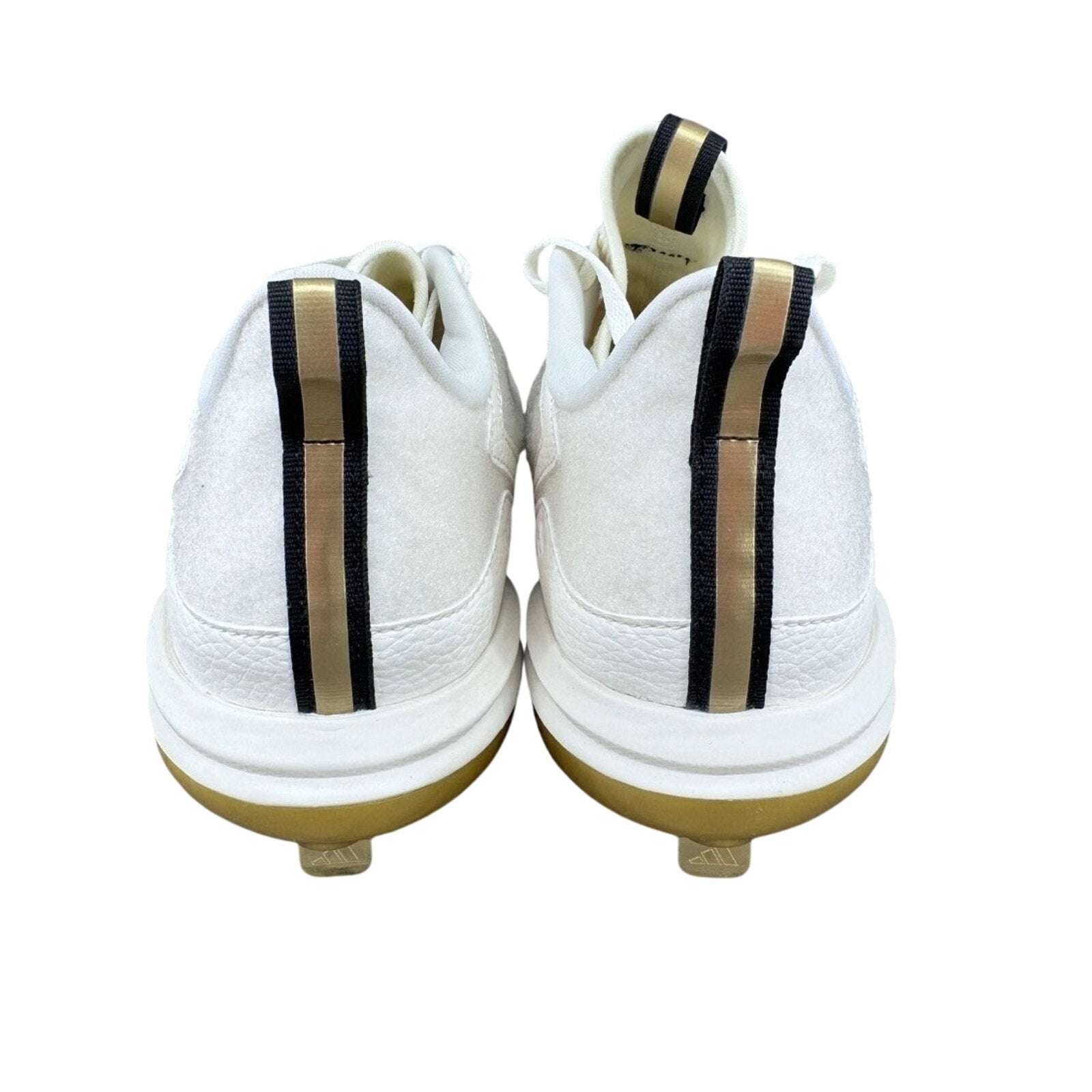 Adidas Women's PureHustle 3 Elite Metal Softball Cleats Sz 13 White Gold ID7638