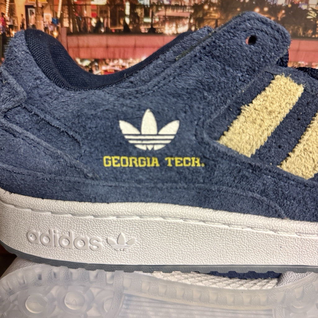 adidas Forum Low Georgia Tech Yellow Jackets M 10.5 Sneakers Casual Shoes