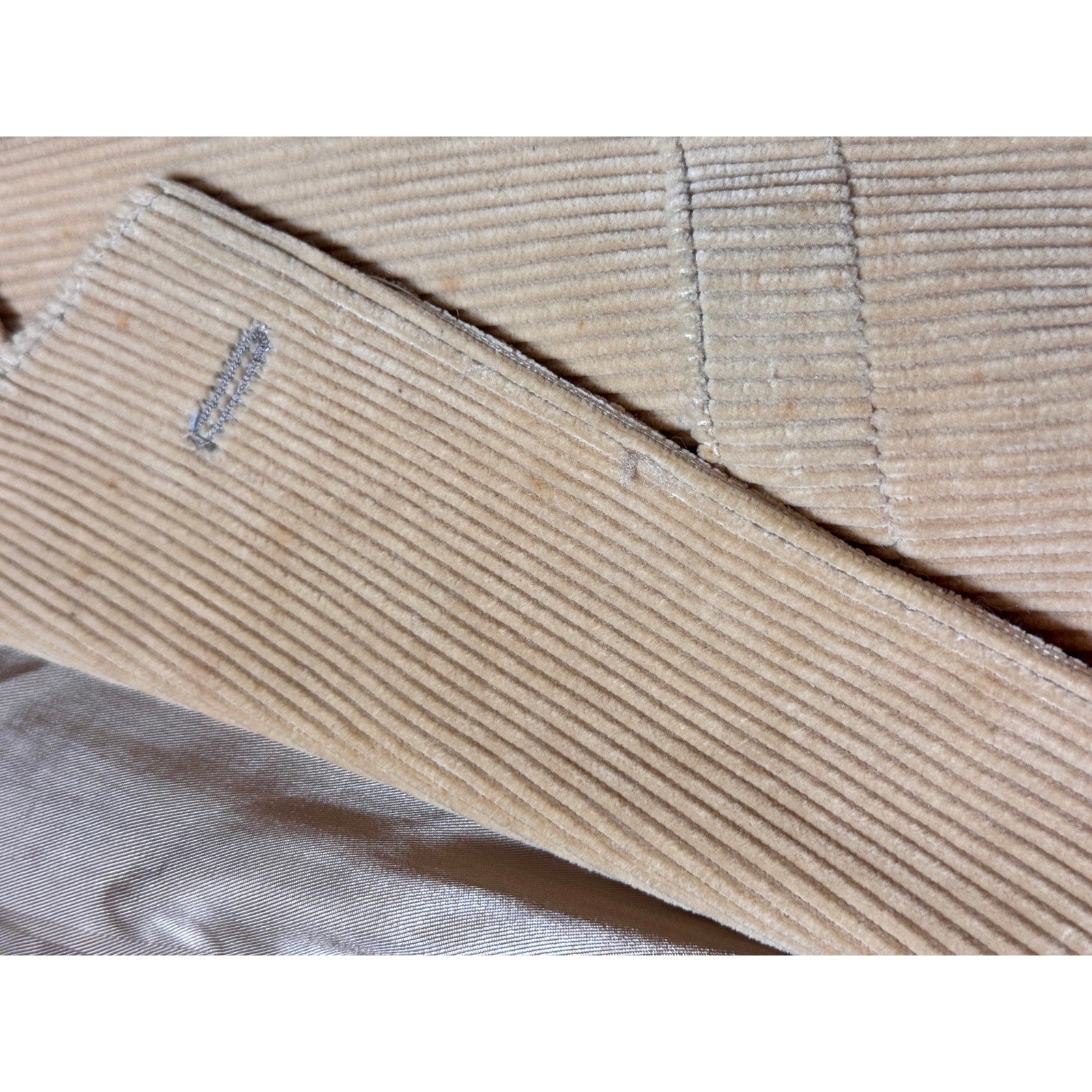 Vintage Sergio Valente 80s 90s Corduroy Blazer Sport Coat Tan Beige 42R