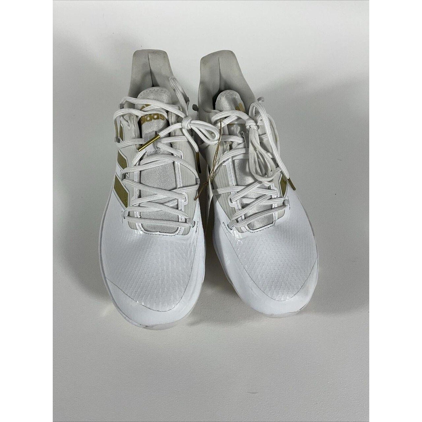 Adidas Adizero Afterburner 8 Baseball Cleats White Gold H00972 Men’s 7.5 New