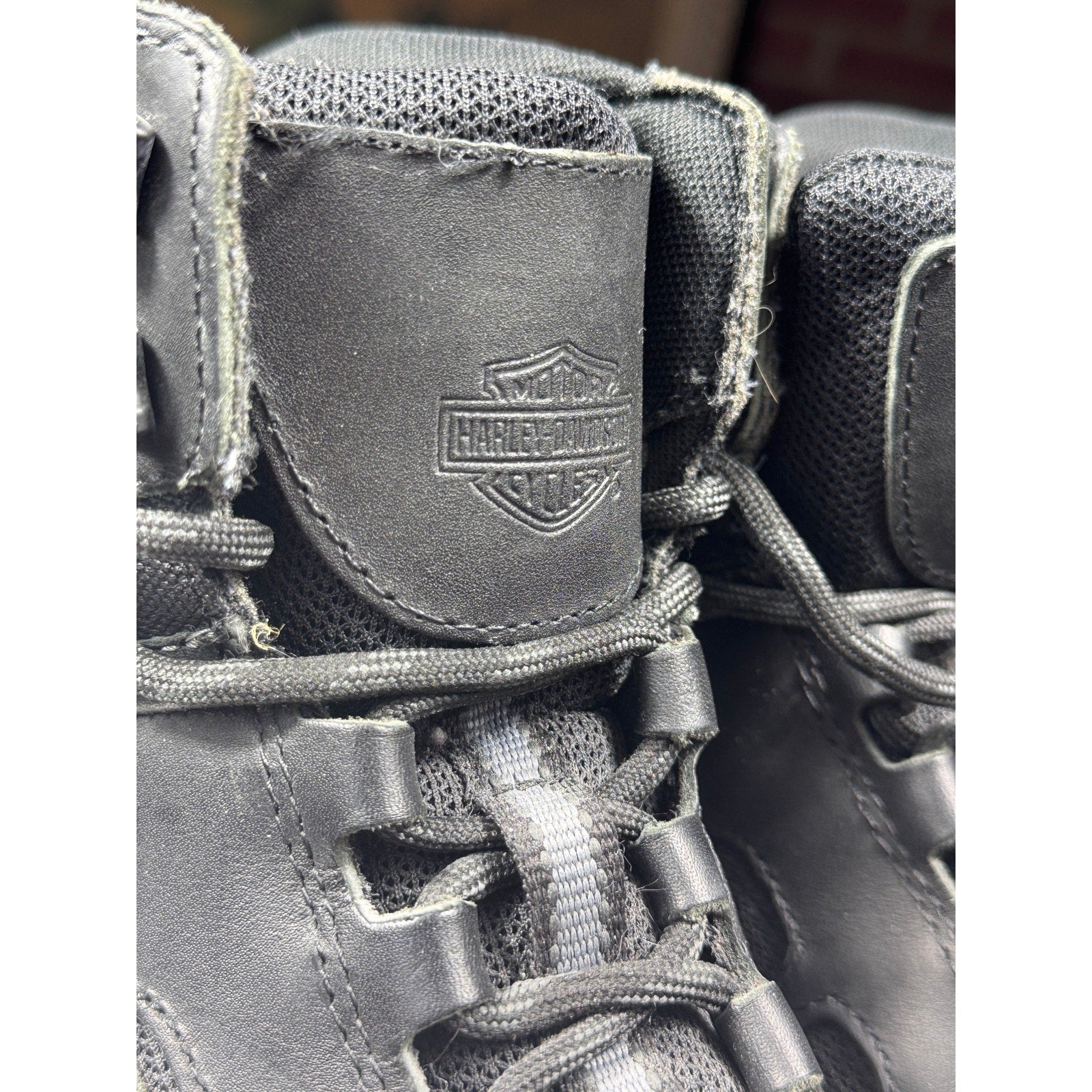 Harley-Davidson Tactical Hiking Combat Boots Black Men’s Size 9 M D93077 Riding