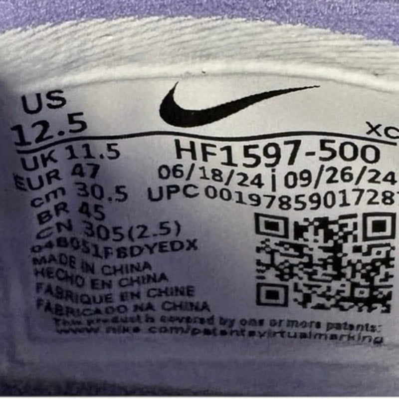 Nike Phantom GX II Elite FG NU1 United Pack HF1597-500 Purple Agate 12.5 NWT