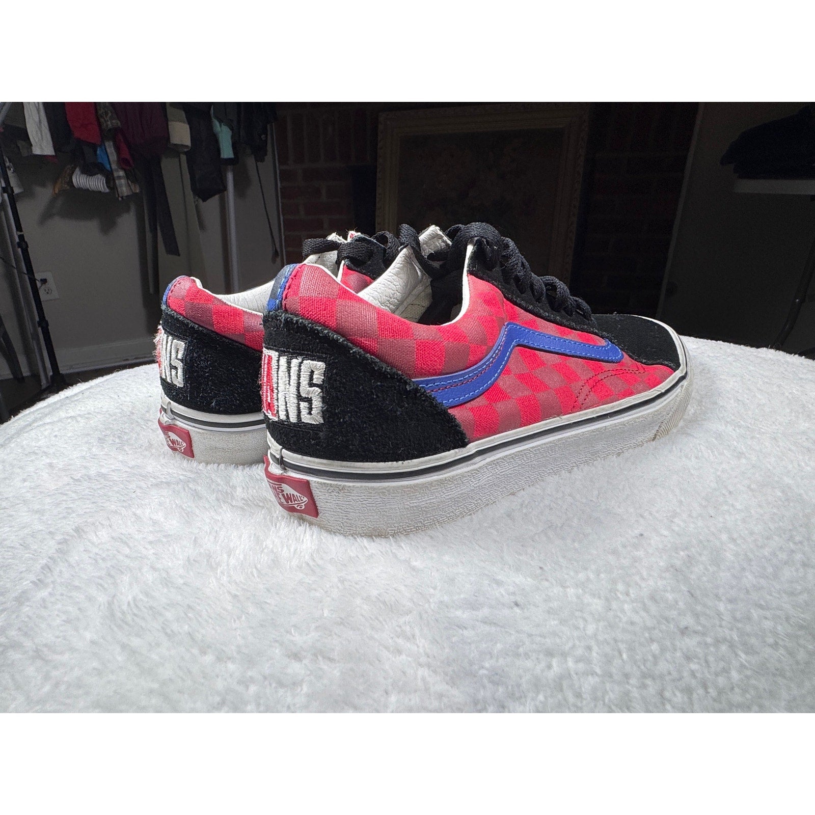 Vans Old Skool Mismatch Checkerboard Colorblock Skate Shoes Men’s 8 W 9.5 500714