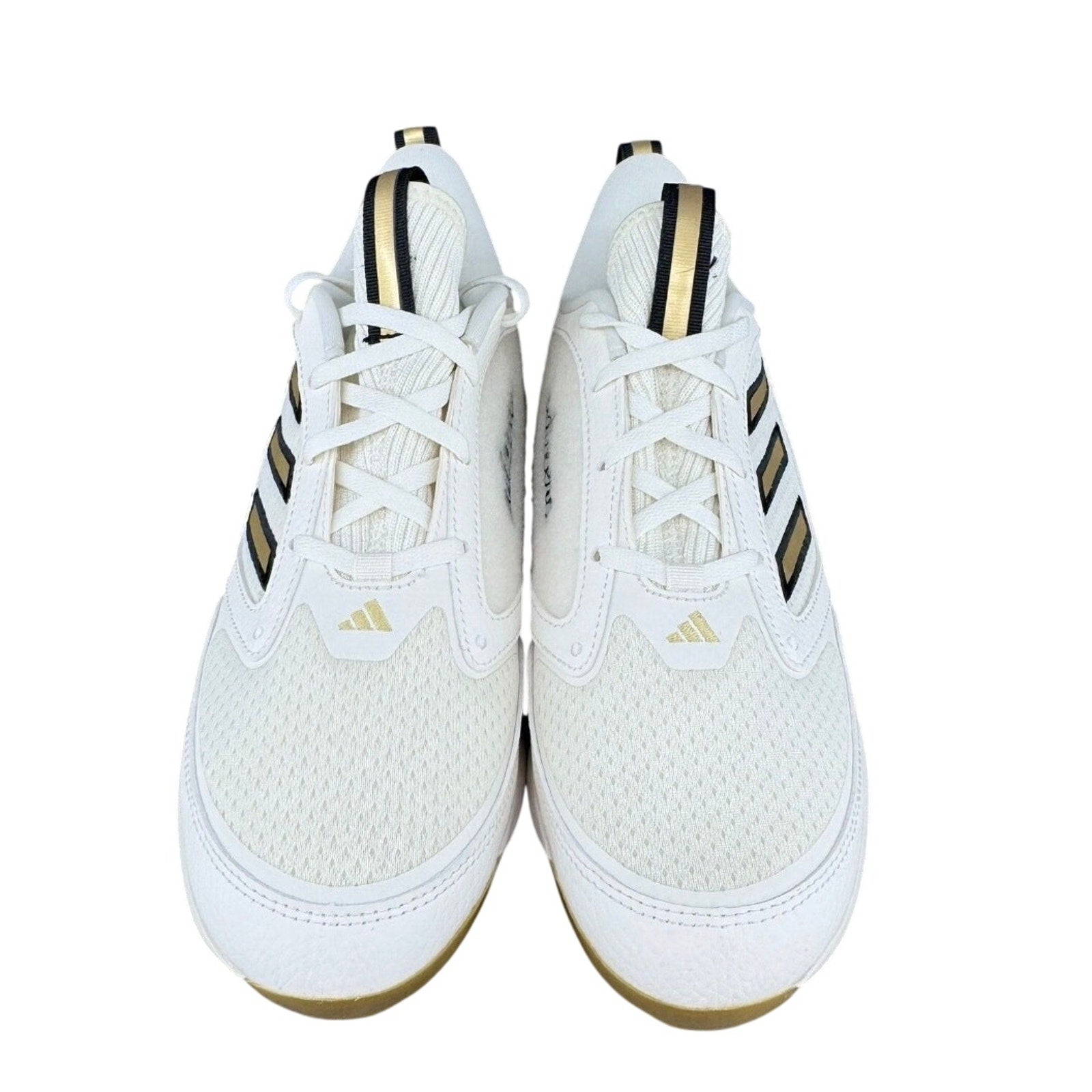 Adidas Women's PureHustle 3 Elite Metal Softball Cleats Sz 13 White Gold ID7638