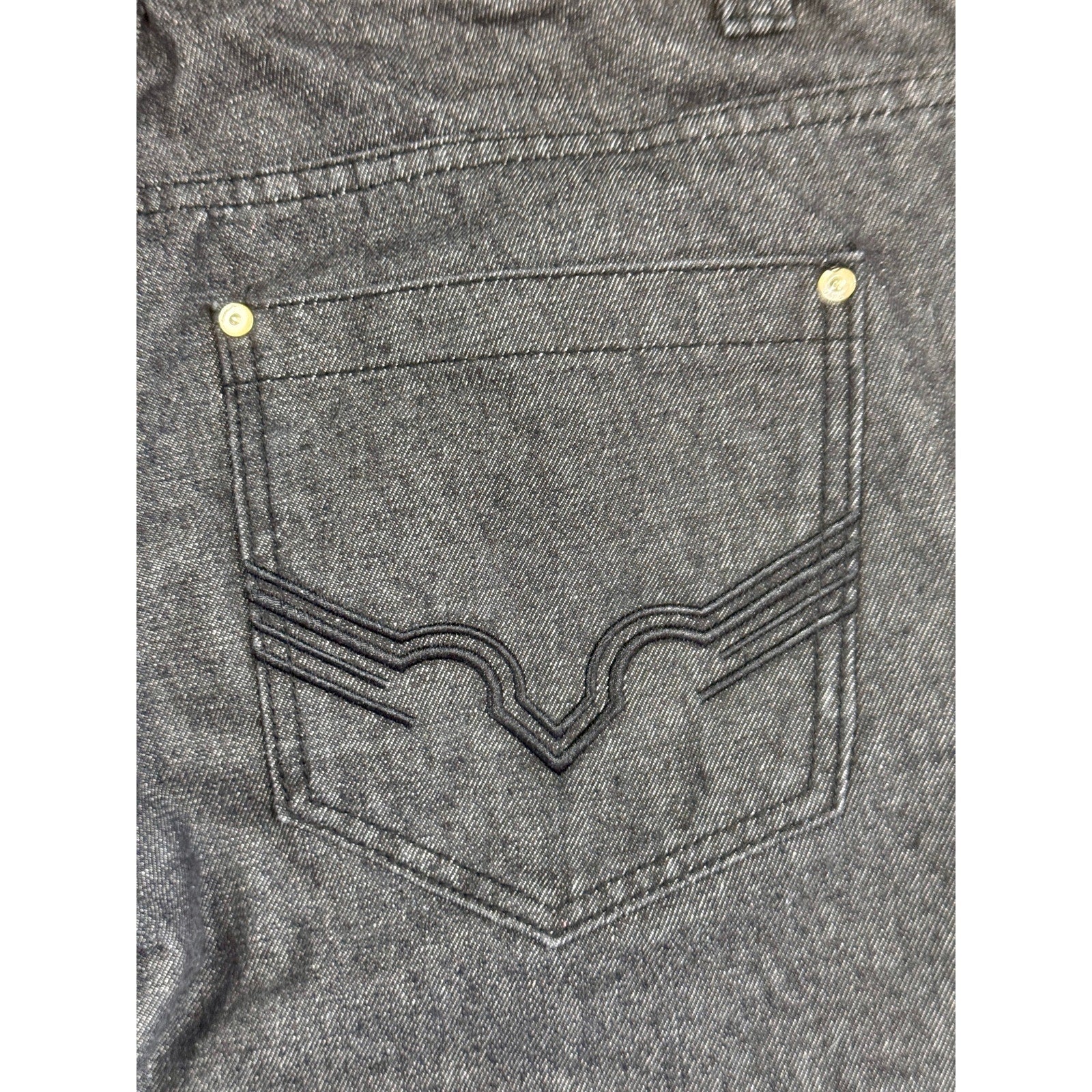 Y2K Rock N Run Relax Fit Baggy Wide Leg Skater Hip Hop Jeans Men’s 36x32