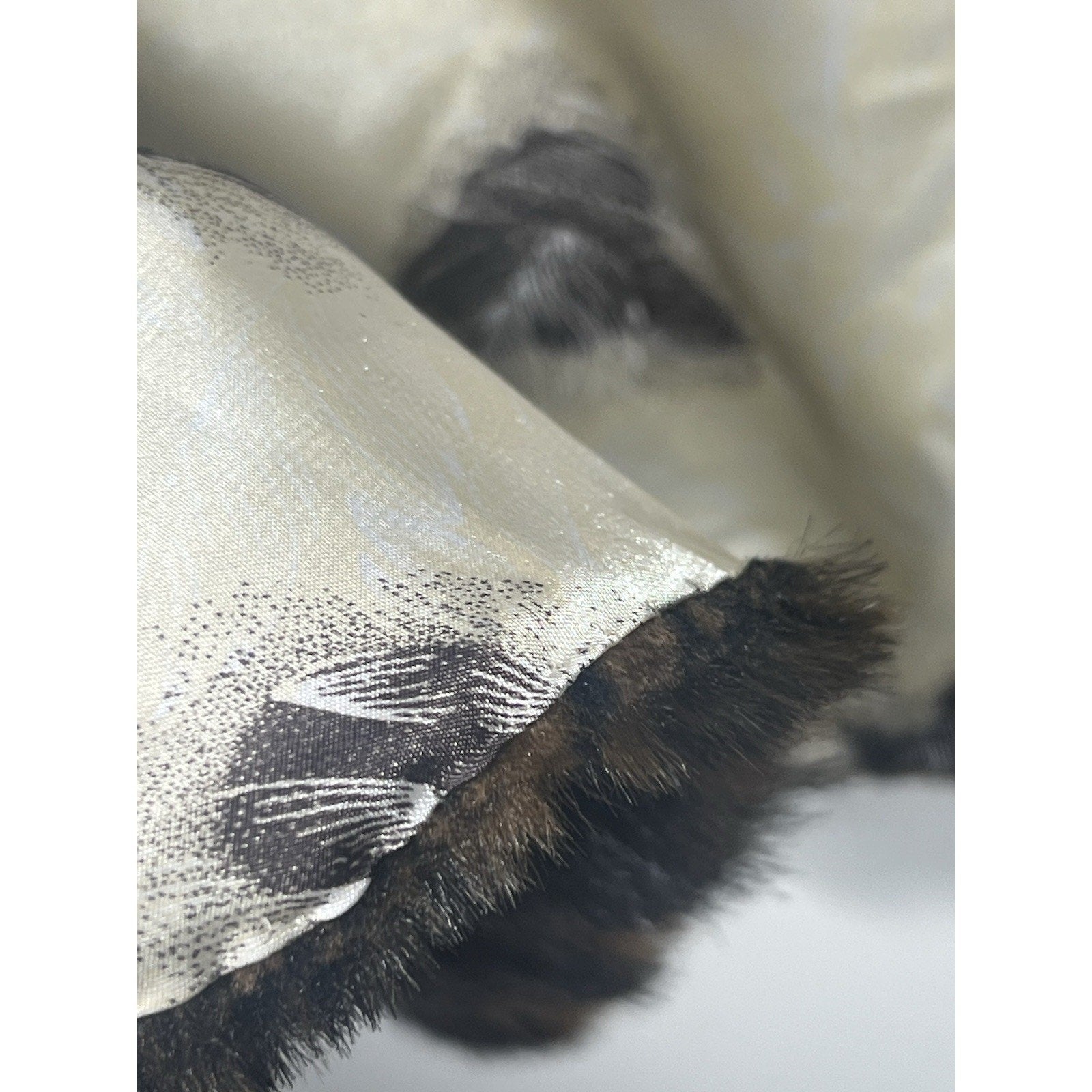 Rare VTG 1920s 1930s Luxury Sable Fur Vest Dark Brown Flapper Gatsby Art Deco M