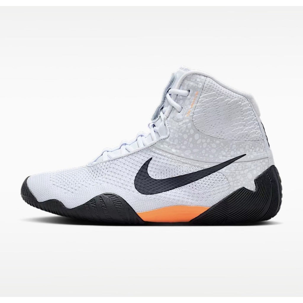 Nike Tawa SE Electric Pack Men's 10.5 Grey Orange Wrestling Shoes DJ4474-900 NEW