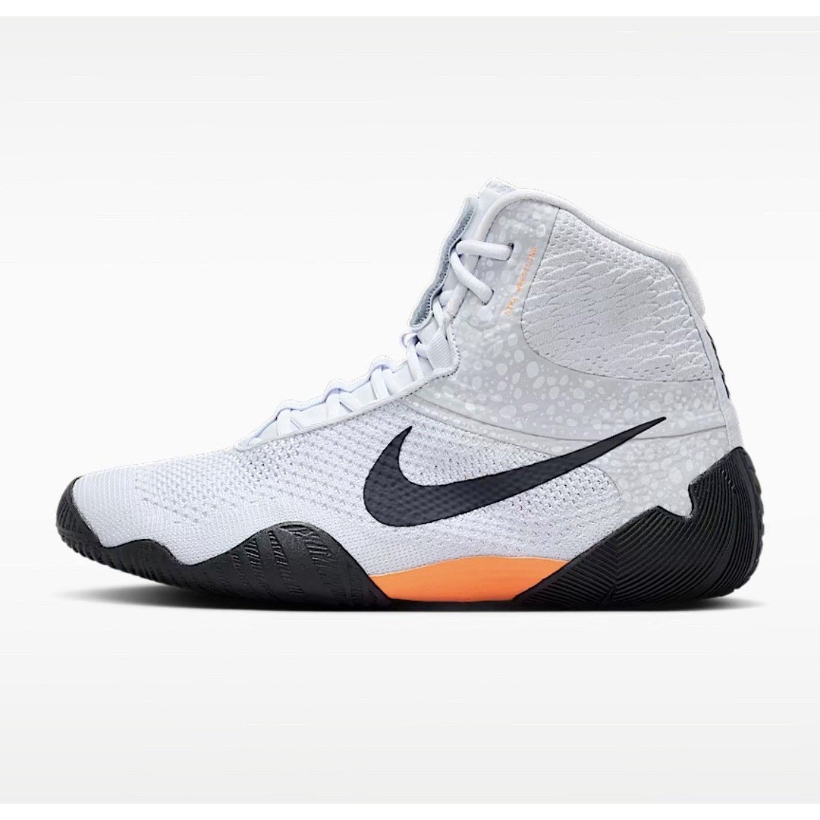 Nike Tawa SE Electric Pack Men's 10.5 Grey Orange Wrestling Shoes DJ4474-900 NEW