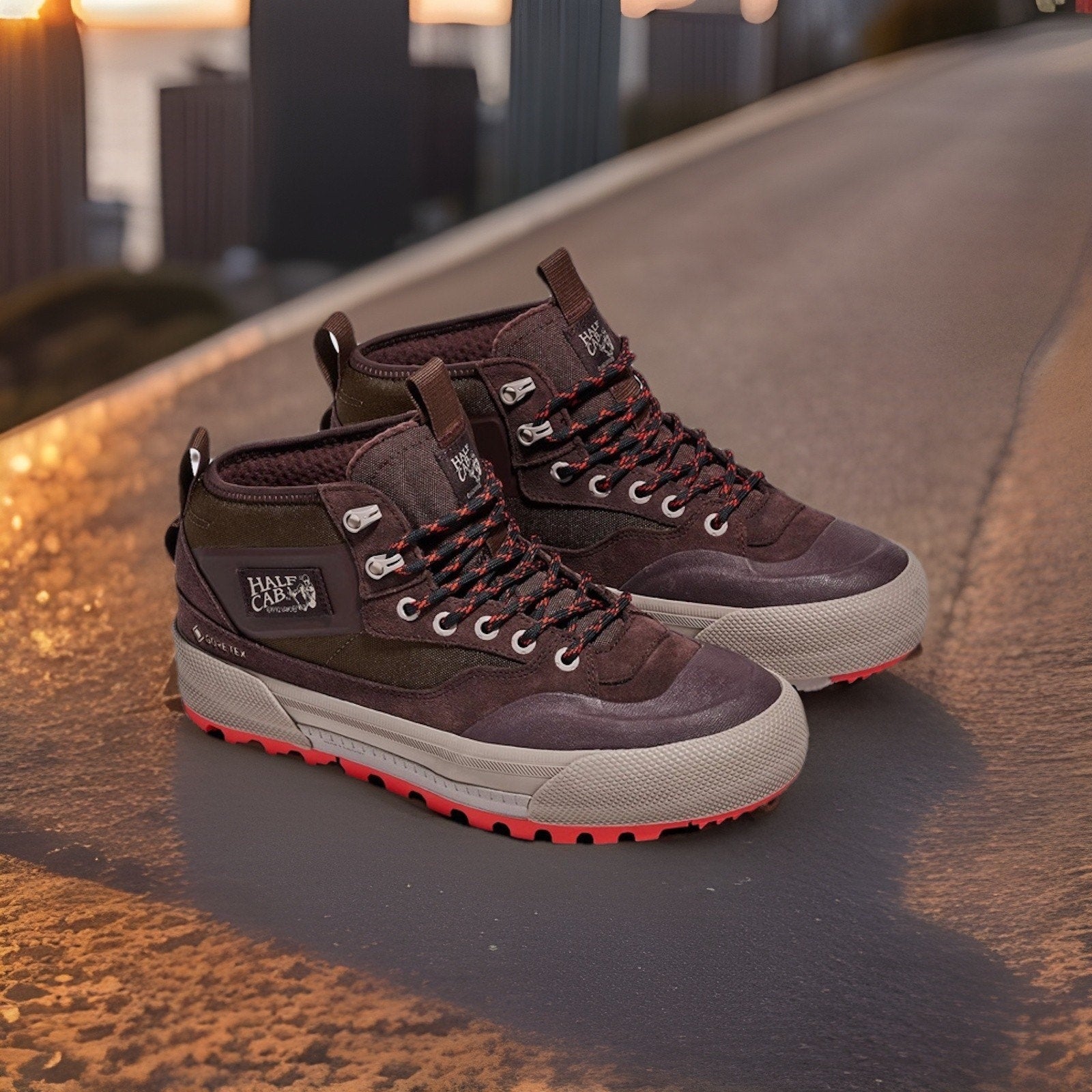 Vans Half Cab GORE-TEX MTE Boot Bitter Chocolate Brown Men’s Sz8 - W 9.5 EU 40.5