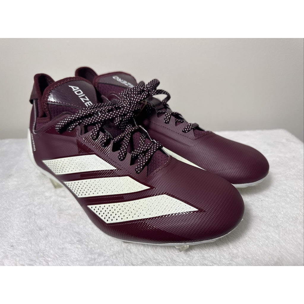 Adidas Adizero Electric.1 Football Cleats Men’s Sz 11.5 Maroon White NFL New