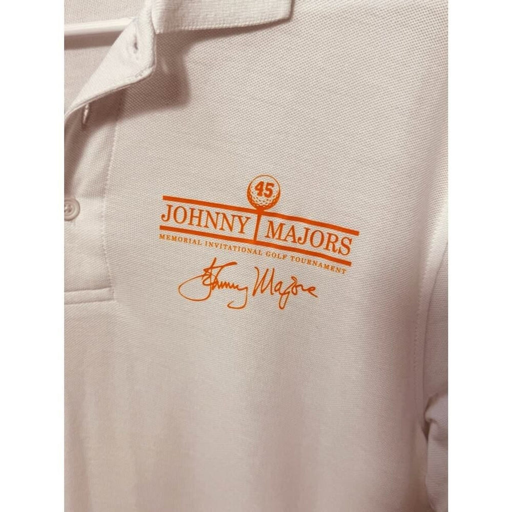 Vintage 1980s Johnny Majors Memorial Invitational Golf Tournament Tennessee Polo