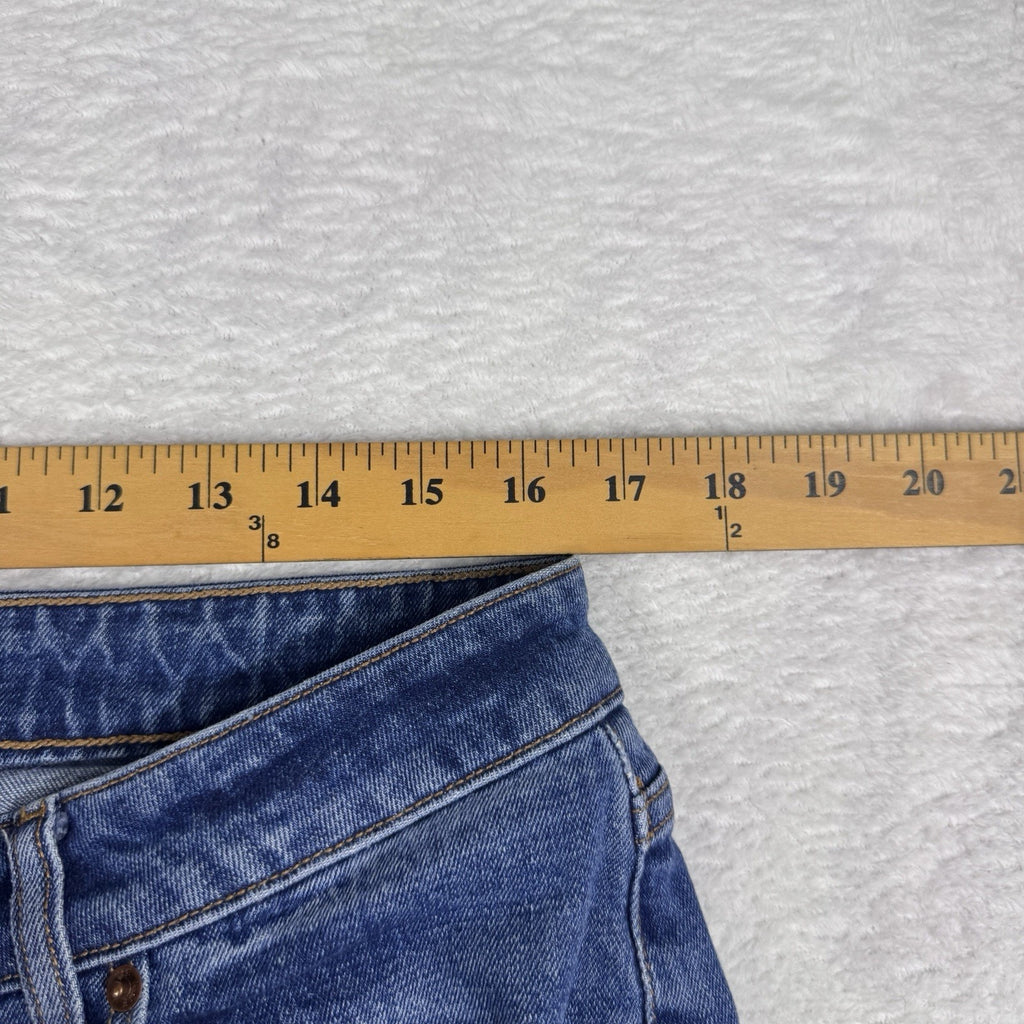 Abercrombie & Fitch Curve Love High Rise Distressed Skinny Jeans Womens 33 16L