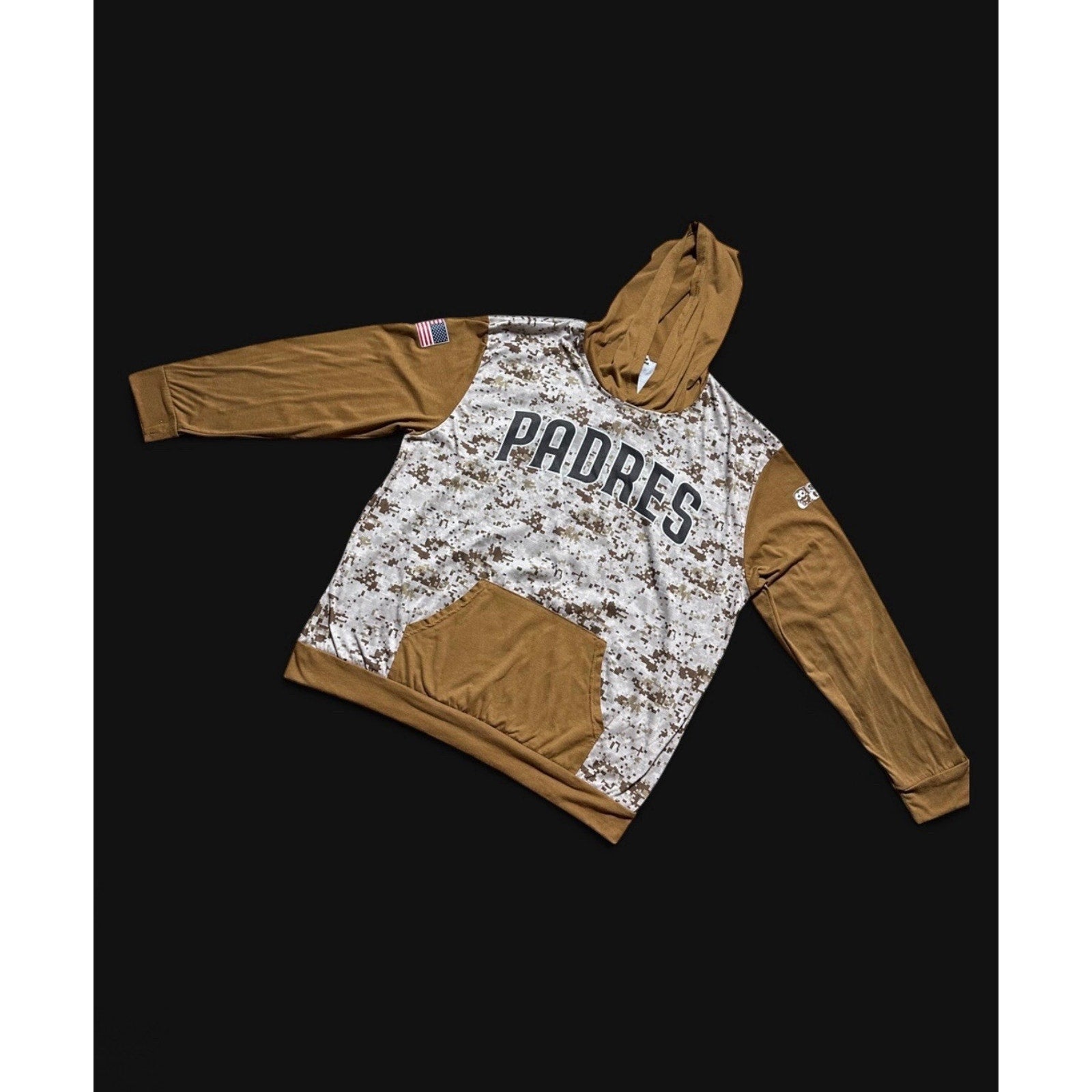San Diego Padres Military Appreciation Camo Hoodie Adult XL SGA Giveaway MLB