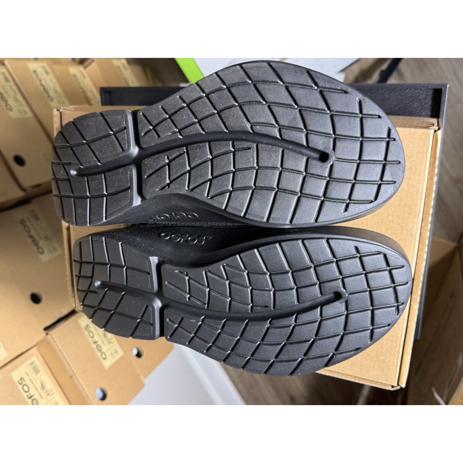 OOFOS OOcoozie Mule Men’s Slip-On Shoes Black Size 12 Comfort Recovery Clogs