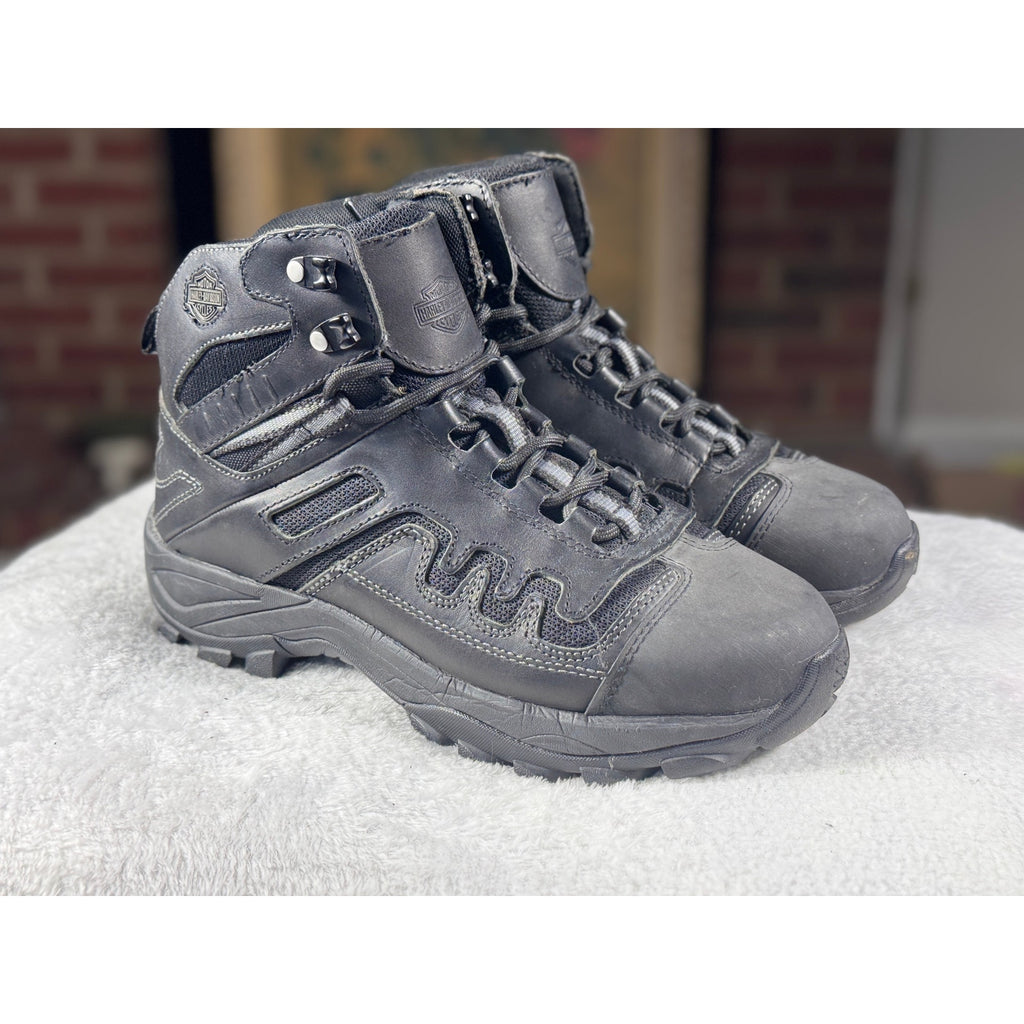 Harley-Davidson Tactical Hiking Combat Boots Black Men’s Size 9 M D93077 Riding