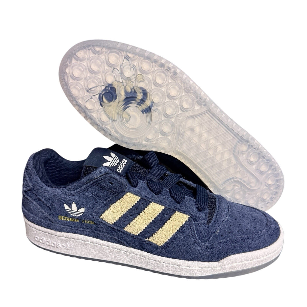 adidas Forum Low CL NCAA Georgia Tech Yellow Jackets HQ7477 Men's 15 Navy Gold